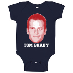 Tom Brady Face Big Head New England Football Player Fan romper Baby One Piece Tom Brady Face Big Head New England Football Player Fan romper Baby One Piece
