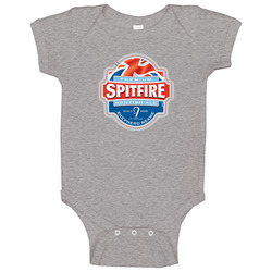 Spitfire Brewing Beer Logo Kentish Ale Import romper Baby One Piece Spitfire Brewing Beer Logo Kentish Ale Import romper Baby One Piece