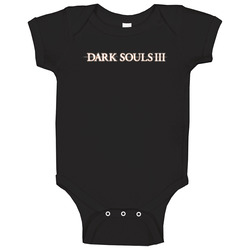 Dark Souls 3 Logo romper Baby One Piece Dark Souls 3 Logo romper Baby One Piece