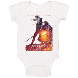 Willow Movie Poster Retro Aged Look romper Baby One Piece Willow Movie Poster Retro Aged Look romper Baby One Piece