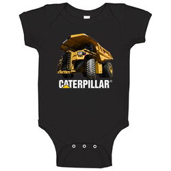 CAT CATERPILLAR HAUL TRUCK 797 F romper Baby One Piece CAT CATERPILLAR HAUL TRUCK 797 F romper Baby One Piece