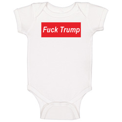 Fuck Donald Trump Inspired romper Baby One Piece Fuck Donald Trump Inspired romper Baby One Piece
