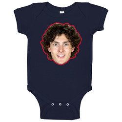 Dom Divincentiis Winnipeg Hockey Fan Big Head romper Baby One Piece Dom Divincentiis Winnipeg Hockey Fan Big Head romper Baby One Piece