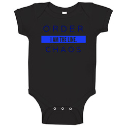 Law Enforcement, Thin Blue Line, Order and Chaos T-Shirt! Police, LEO's! romper Baby One Piece Law Enforcement, Thin Blue Line, Order and Chaos T-Shirt! Police, LEO's! romper Baby One Piece