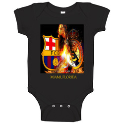 Barcelona Real Madrid El Clasico Spanish Footbal Miami International Champions Cup La Liga romper Baby One Piece Barcelona Real Madrid El Clasico Spanish Footbal Miami International Champions Cup La Liga romper Baby One Piece