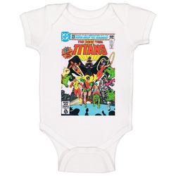 Teen Titans Number 1 Superhero Comic romper Baby One Piece Teen Titans Number 1 Superhero Comic romper Baby One Piece