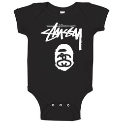 Stussy-logo romper Baby One Piece Stussy-logo romper Baby One Piece