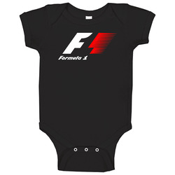 Formula 1 Logo romper Baby One Piece Formula 1 Logo romper Baby One Piece