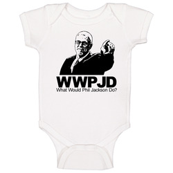 What Would Phil Jackson Do Basketball romper Baby One Piece