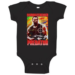 Predator, T-Shirt, Arnold Schwarzenegger, Movie, Action, Sci-fi romper Baby One Piece Predator, T-Shirt, Arnold Schwarzenegger, Movie, Action, Sci-fi romper Baby One Piece