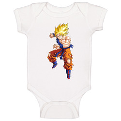 Dragon Ball Z T- Goku Tee romper Baby One Piece Dragon Ball Z T- Goku Tee romper Baby One Piece