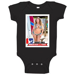 August Ames Greatest Of All Time Baseball Card Funny Porn romper Baby One Piece August Ames Greatest Of All Time Baseball Card Funny Porn romper Baby One Piece