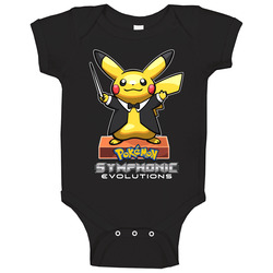 Deal for Pokemon Lover Symphonic Evolutions Pokémon Black T-shirt size S to XL romper Baby One Piece Deal for Pokemon Lover Symphonic Evolutions Pokémon Black T-shirt size S to XL romper Baby One Piece