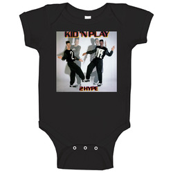 Kid 'n Play 2 Hype 80's Hip Hop Album Cool Retro romper Baby One Piece