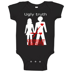 Ugly Truth Girlfriend Funny In Love With Chevrolet Corvette Parody romper Baby One Piece Ugly Truth Girlfriend Funny In Love With Chevrolet Corvette Parody romper Baby One Piece