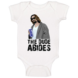 The Dude Abides Big Lebowski romper Baby One Piece The Dude Abides Big Lebowski romper Baby One Piece