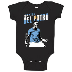 Del Potro Argentina Tennis Player Fan romper Baby One Piece Del Potro Argentina Tennis Player Fan romper Baby One Piece
