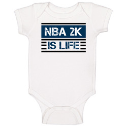 Nba 2k Is Life Cool Video Game romper Baby One Piece Nba 2k Is Life Cool Video Game romper Baby One Piece
