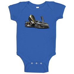 Black Mclaren romper Baby One Piece Black Mclaren romper Baby One Piece