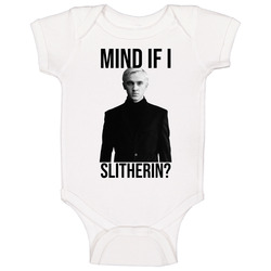 Tom Felton Mind If I Slytherin romper Baby One Piece Tom Felton Mind If I Slytherin romper Baby One Piece