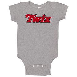 Twix Chocolate Lover Candy Bar romper Baby One Piece Twix Chocolate Lover Candy Bar romper Baby One Piece