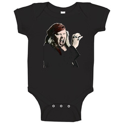 Sam Kinison comic cool funny (2).jpg romper Baby One Piece