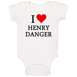 I Heart / Love Henry Danger (black Font) Popular romper Baby One Piece I Heart / Love Henry Danger (black Font) Popular romper Baby One Piece