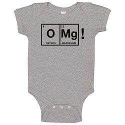 Omg Oxygen Magnesium Fun Izombie Popular Tv Show romper Baby One Piece Omg Oxygen Magnesium Fun Izombie Popular Tv Show romper Baby One Piece