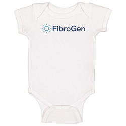 Fibrogen Inc Nasdaq Company Logo Employee Fan romper Baby One Piece Fibrogen Inc Nasdaq Company Logo Employee Fan romper Baby One Piece