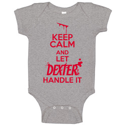 Dexter Keep Calm romper Baby One Piece Dexter Keep Calm romper Baby One Piece