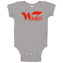 Woolco Vintage Department Store 80s Retro Fan romper Baby One Piece