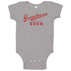 Gettelman Milwaukee Logo Defunct Brewery Company Beer Fan Gift Idea romper Baby One Piece Gettelman Milwaukee Logo Defunct Brewery Company Beer Fan Gift Idea romper Baby One Piece