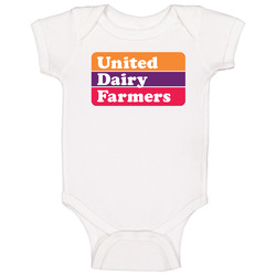 United Dairy Farmers Dairy Milk Producer romper Baby One Piece United Dairy Farmers Dairy Milk Producer romper Baby One Piece