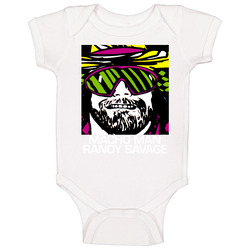 Macho Man Randy Savage Wrestling romper Baby One Piece Macho Man Randy Savage Wrestling romper Baby One Piece