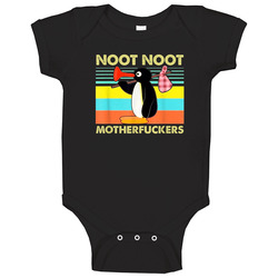 Noot Noot Motherfuckers Pingu romper Baby One Piece Noot Noot Motherfuckers Pingu romper Baby One Piece
