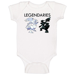 Pokemon Black And White Legendaries romper Baby One Piece Pokemon Black And White Legendaries romper Baby One Piece