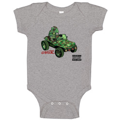 Gorillaz With Jeep Album Hot Design romper Baby One Piece
