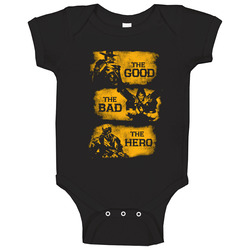 Overwatch T Shirt Mcree Reaper and Soldier 76 The Good Bad and Hero romper Baby One Piece Overwatch T Shirt Mcree Reaper and Soldier 76 The Good Bad and Hero romper Baby One Piece