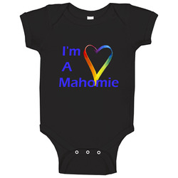 Austin Mahone I Am A Mahomie Black romper Baby One Piece