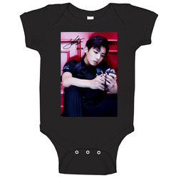 BTS Bangtan Boys dope jungkook printed signed t-shirt ver.2 album photocard kpop romper Baby One Piece