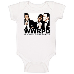 Wwrpd What Would The The Rat Pack Do? Martin Sinatra Sammy Davis Jr romper Baby One Piece Wwrpd What Would The The Rat Pack Do? Martin Sinatra Sammy Davis Jr romper Baby One Piece