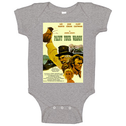 Paint Your Wagon 1969 Clint Eastwood Movie Fan romper Baby One Piece Paint Your Wagon 1969 Clint Eastwood Movie Fan romper Baby One Piece