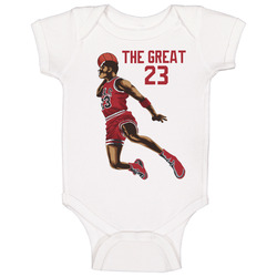 The Great 23 Michael Jordan Dunk Basketball romper Baby One Piece