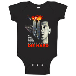 Die Hard Bruce Willis Retro romper Baby One Piece Die Hard Bruce Willis Retro romper Baby One Piece