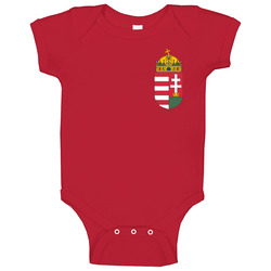 Hungary Euro Cop European Soccer Football Team Jersey Crest Logo Fan romper Baby One Piece Hungary Euro Cop European Soccer Football Team Jersey Crest Logo Fan romper Baby One Piece