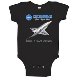 2001 A Space Odyssey Clipper Orion romper Baby One Piece 2001 A Space Odyssey Clipper Orion romper Baby One Piece