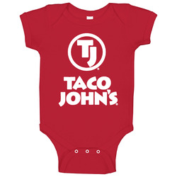 Taco John's Fast Food Logo Cool Gift romper Baby One Piece Taco John's Fast Food Logo Cool Gift romper Baby One Piece