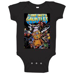Avengers Comic The Infinity Gauntlet romper Baby One Piece Avengers Comic The Infinity Gauntlet romper Baby One Piece