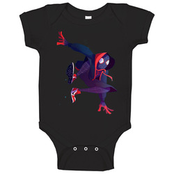 Spiderman Into The Spider-verse Spiderman In Hoody Marvel Fan romper Baby One Piece Spiderman Into The Spider-verse Spiderman In Hoody Marvel Fan romper Baby One Piece
