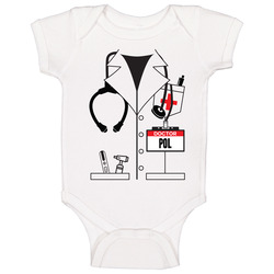 Doctor Pol Custom Name Halloween Costume romper Baby One Piece Doctor Pol Custom Name Halloween Costume romper Baby One Piece